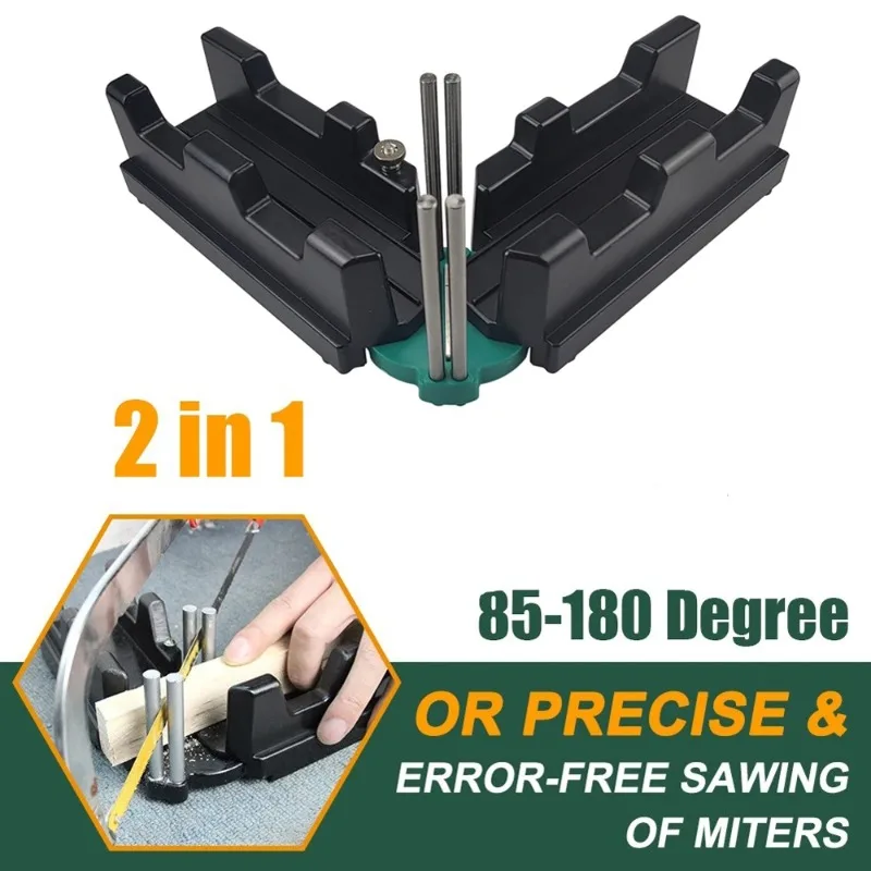 

Angle fixture measuring and sawing oblique angle precise cutting tool 2-in-1 oblique angle measuring cutting tool 85-180 °