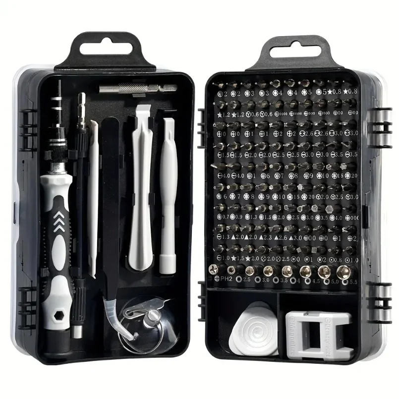 Precision Screwdriver 115 In 1 Magnetic Mini Screw Nuts Bits  Multifunction Repair Tools Kit Household Professional DIY