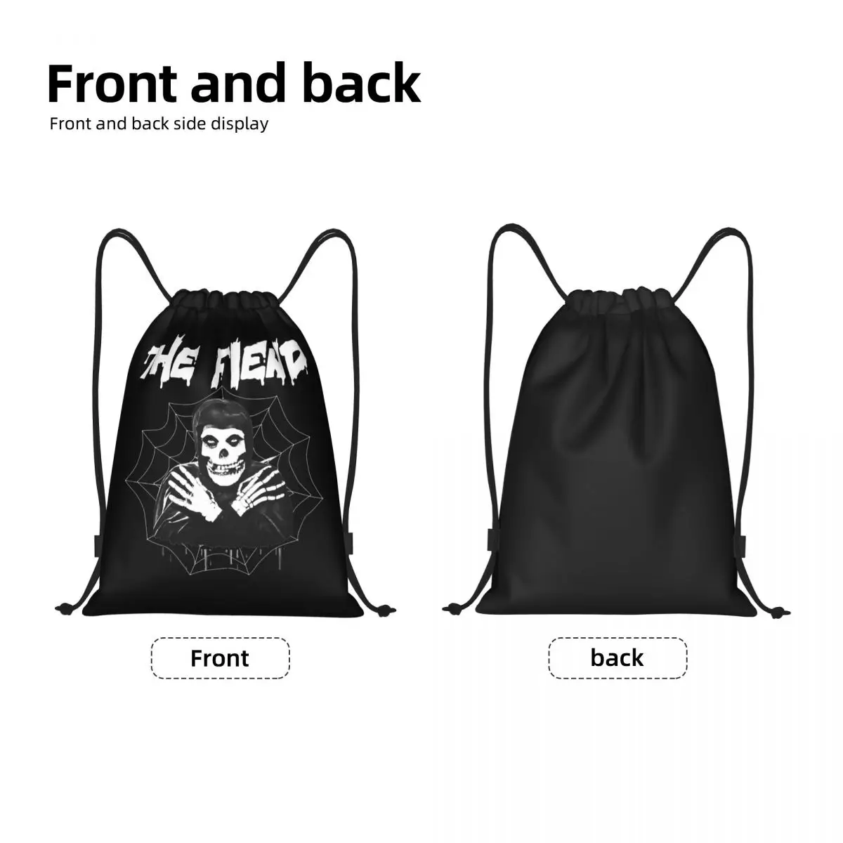 O Fiend Bray Wyatt Drawstring Mochila, Sports Gym Sackpack, resistente à água String sacos para exercício