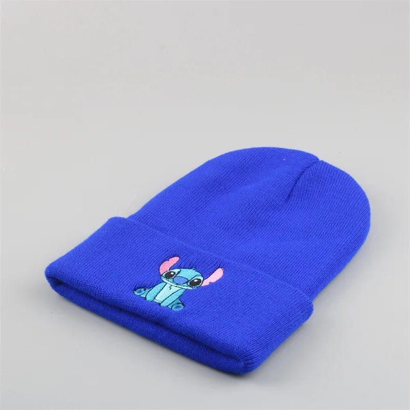 New Shi Dizai embroidery knitted hat autumn and winter outdoor warm men's and women's pullover hat wool hat kawaii hat
