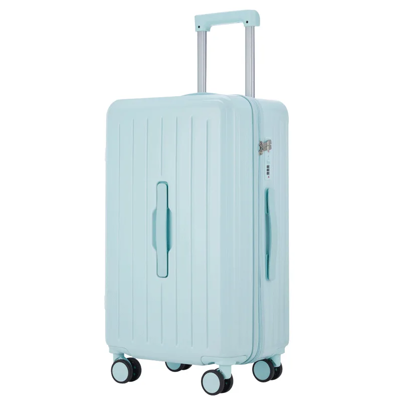 Large-capacity suitcase Women's strong and durable trolley case 24-inch password case Suitcase Men's leather case