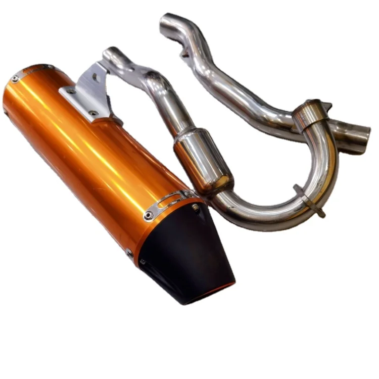 

STLF Motorcycle Exhaust Muffler High Performance Exhaust System Stainless Steel 230 for Sport Motorcycle Slip on Motorcycle P