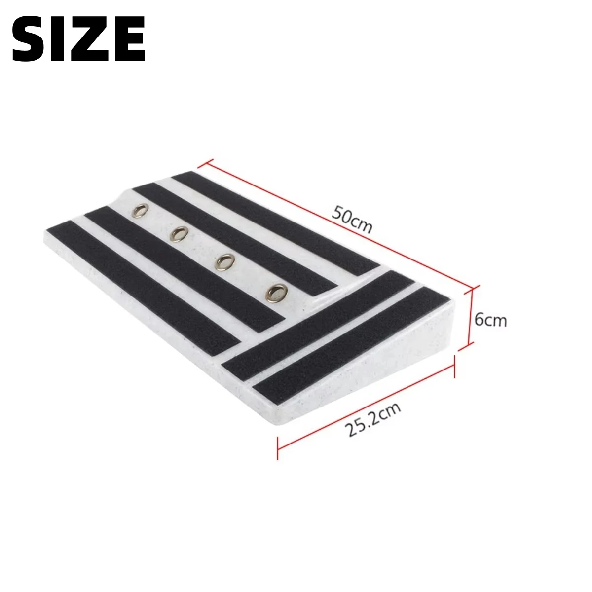 Large Guitar Pedalboard Case Durable PE Plastic w/Screws & Tape, Sturdy Storage for Guitar Effects Pedals & Accessories