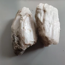 Natural Wollastonite Threadiness Raw Stone Teaching Mineral Specimen Industrial Raw Materials Collection Home Decoration Stone
