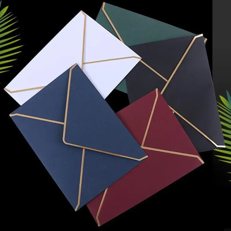 Solid Color Sobre Office Statary Baby Shower Suministros boda