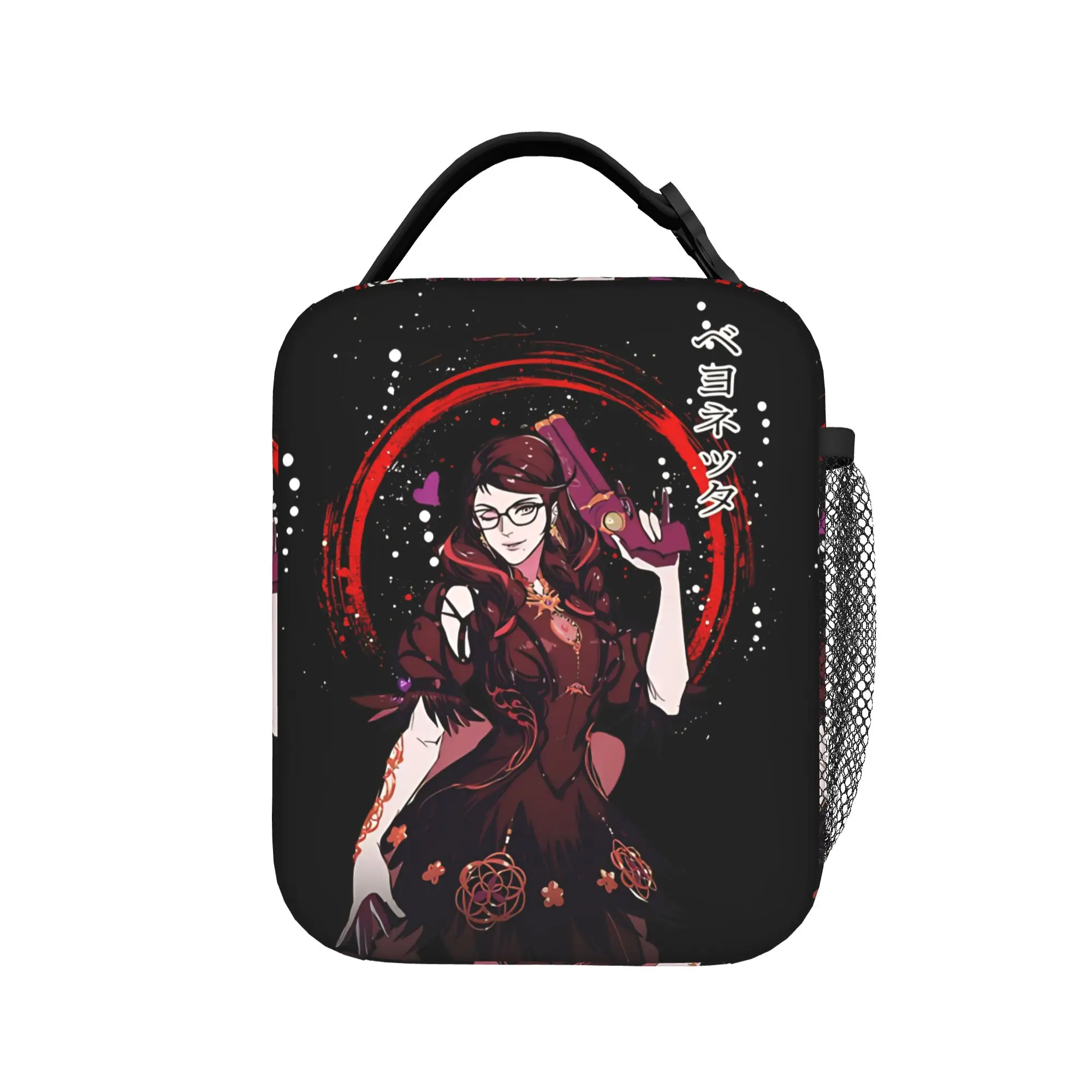 Bayonettas  And Cereza  Insulated Lunch Bags Portable  Reusable Cooler Bag Tote Lunch Box Work  Picnic Food Storage Bags