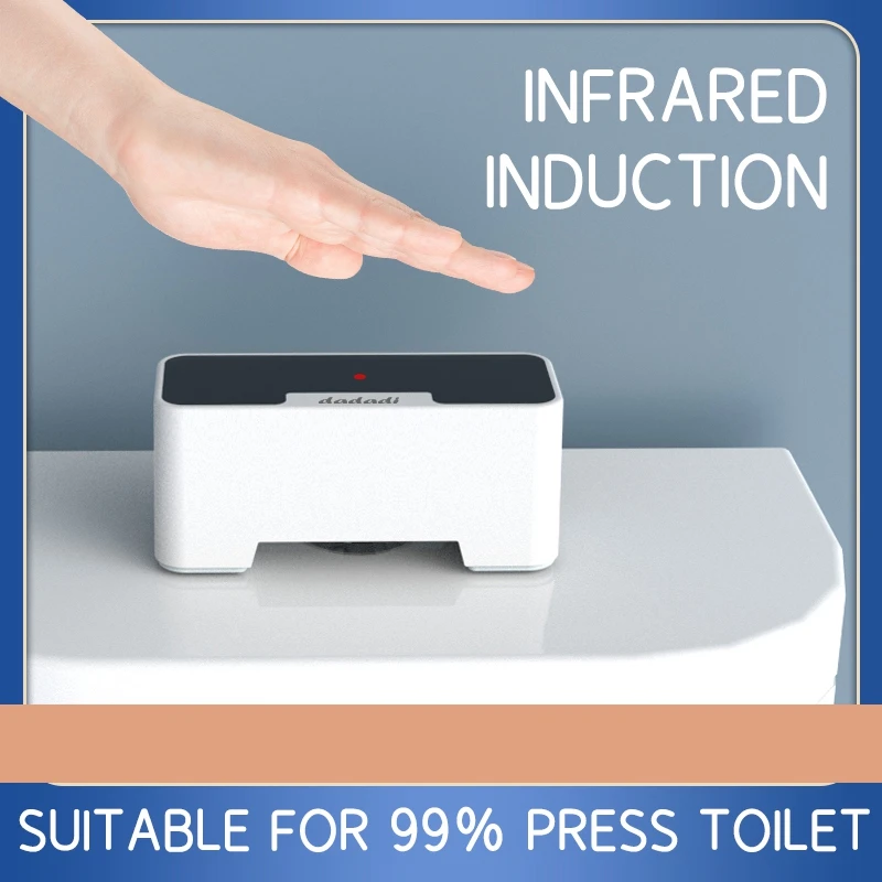Press Flusher Automatic Press Intelligent Infrared Flushing Waterproof Type-C Charging For Home Hotel