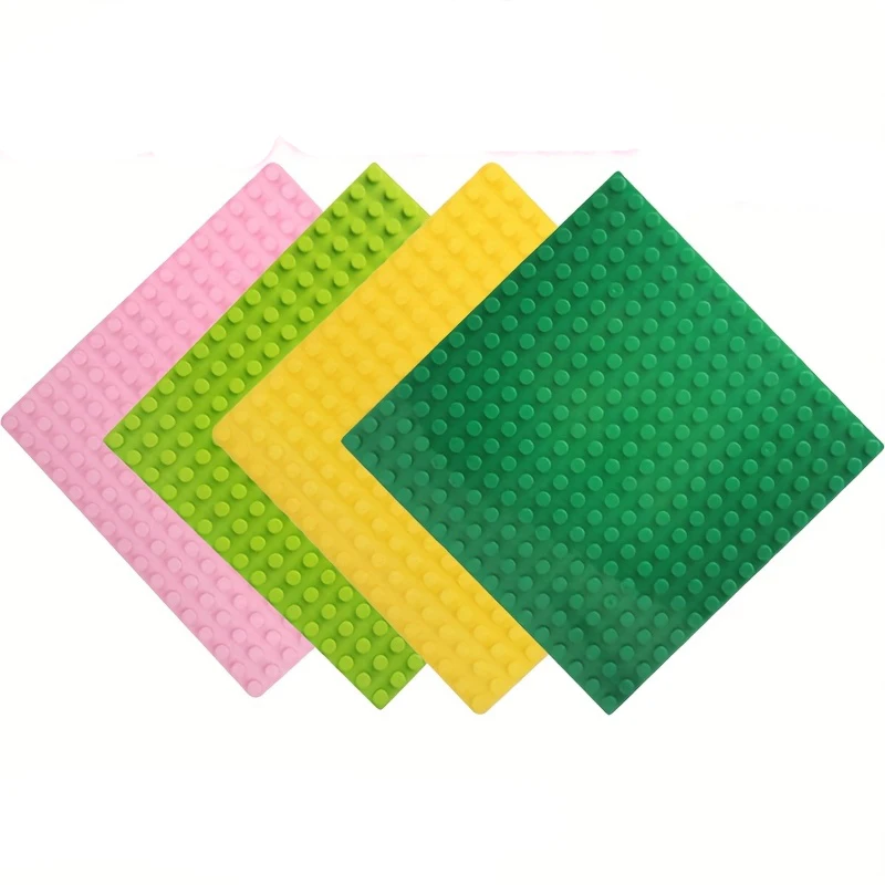 

2pcs 10x10 inch large particle splicing block base, 16 * 16 hole bead toy base, perfect gift for Christmas, Halloween