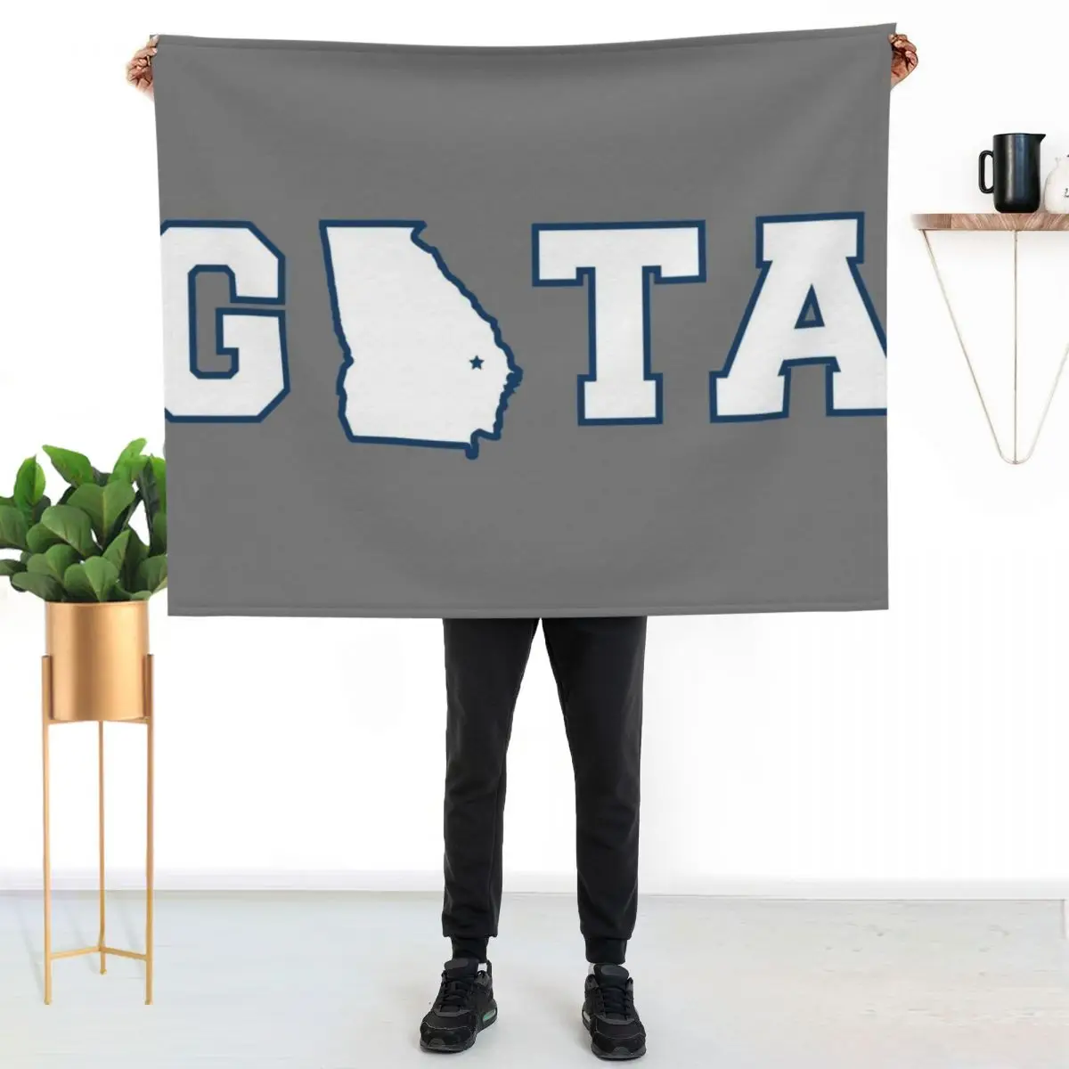 GSU Throw Blanket Hairys heavy to sleep Summer Beddings sofa bed Cute Decorative Throw Blankets