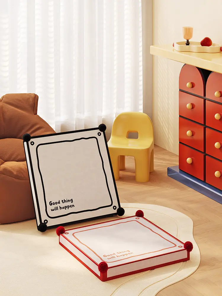 Cute Square Cartoon Futon Creative and Realistic Book-shaped Square Cushion High-value Decorative Items Detachable