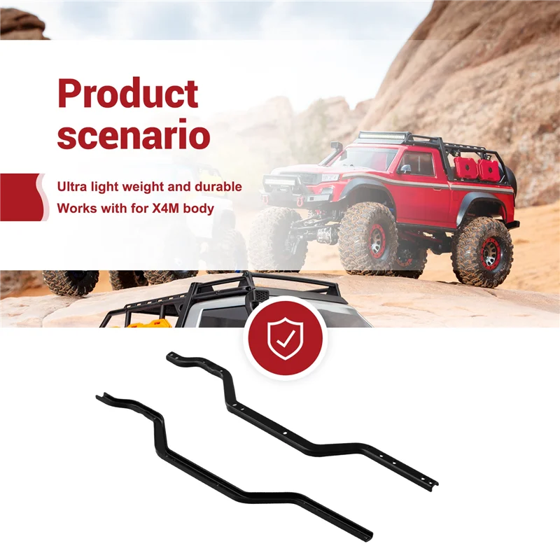 Meetal Rahmen Träger Schiene für TRX4M 1/18 RC Crawler Auto Upgrade Teile Zubehör
