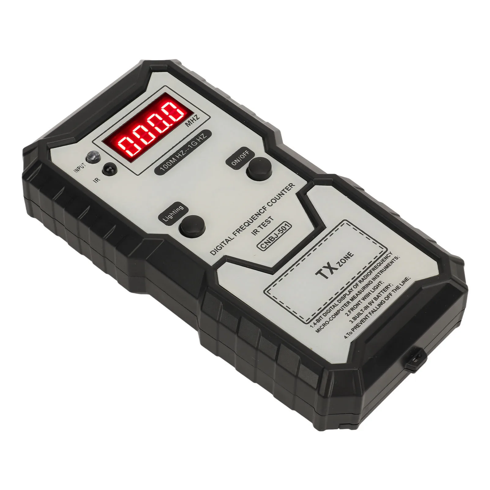 

Тестер частоты с дистанционным ключом, тестер частоты с дистанционным управлением, высокая точность для гаражных ворот, электрический замок