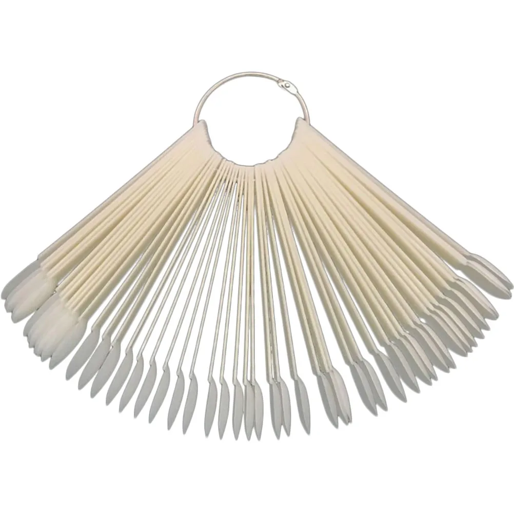 50 stuks Polish Display Sticks Gladde neptips voor oefenkunst Manicure Gereedschap Gel Nagelbenodigdheden Nagelmonster Organizer
