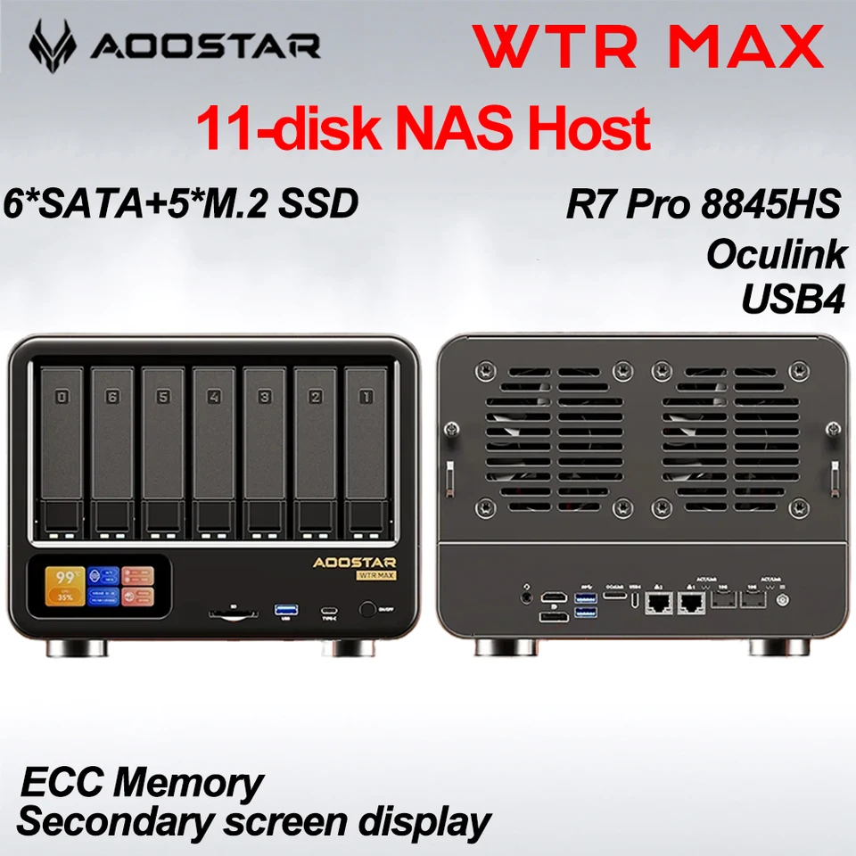 AOOSTAR WTR MAX Mini PC R7 Pro 8845HS 32GB DDR5