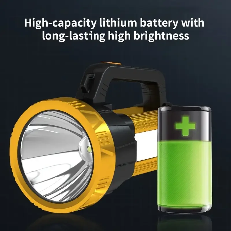 

High Power Led Flashlights Powerful Rechargeable Searchlight