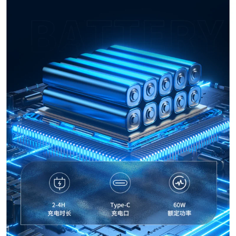 مكنسة كهربائية محمولة خفيفة الوزن - قابلة لإعادة الشحن، محمولة للمنزل والسيارة والسجاد وشعر الحيوانات الأليفة - بدلة تنظيف مدمجة أثناء التنقل