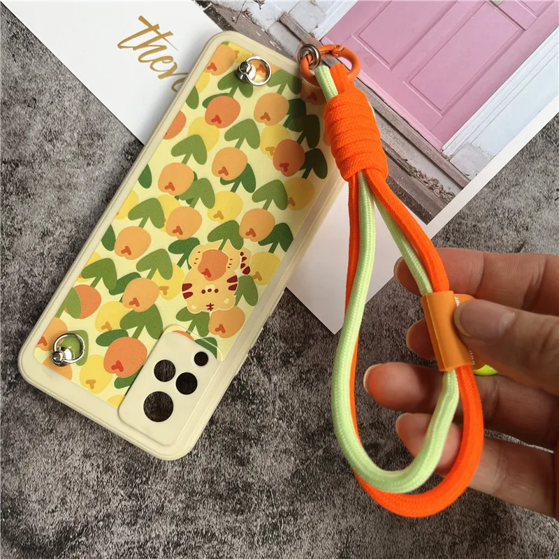 Cellphone Wrist Strap With Keyring Rope for Mobile Strap Pendant Contrasting Colors Telephone Laniere Universal Bag Lanyard image 2