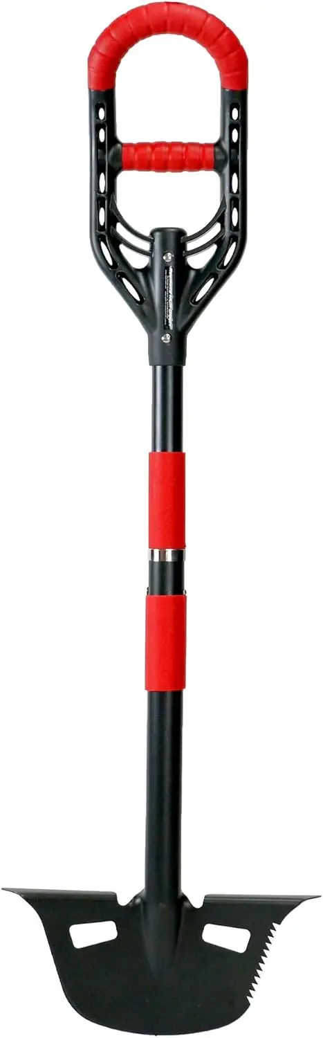 

Multi-Digger Garden Edger – Fiberglass Lightweight Edging Tool with Wide Footplate, Dual Grip Handle, Root Saw & Soil Cutter