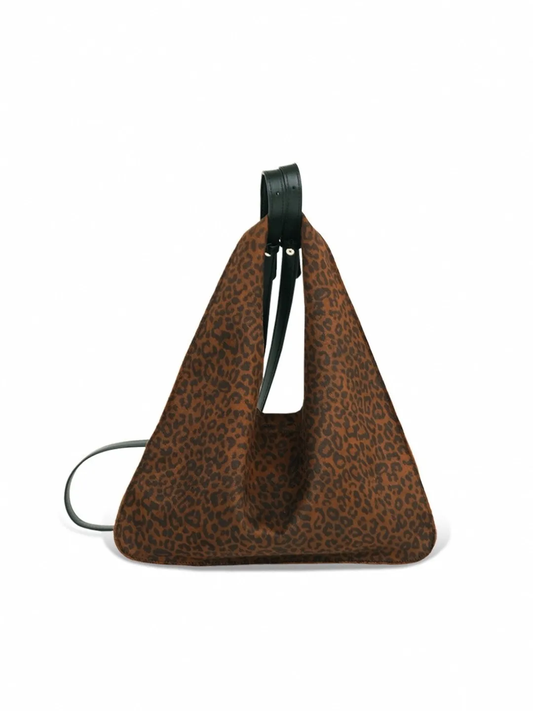 

Elegant Leopard Suede Handbag Clutch For Women Vintage Large Capacity Crossbody Purse For Daily Work Vacation Use