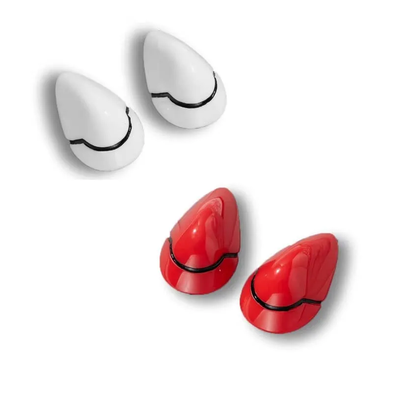 1 Pair Anime Cosplay Red Hair Clips Headwear Japanese Anime Resin Hairpins Headdress Accessories Props Gifts