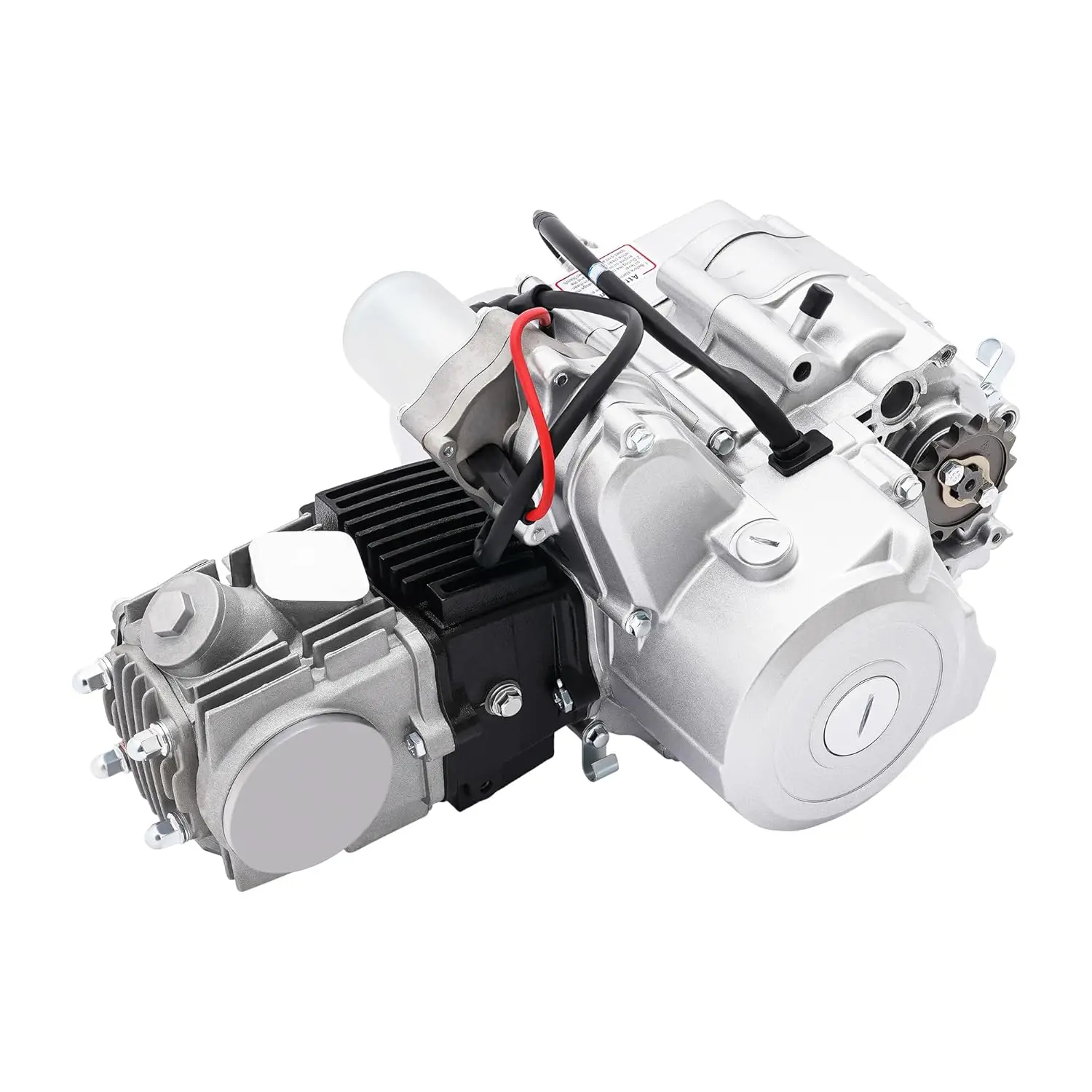 Motor de 4 tempos 110cc, motor de cilindro único de partida elétrica de transmissão automática, para atv 50cc 70cc 90cc 110cc e karts