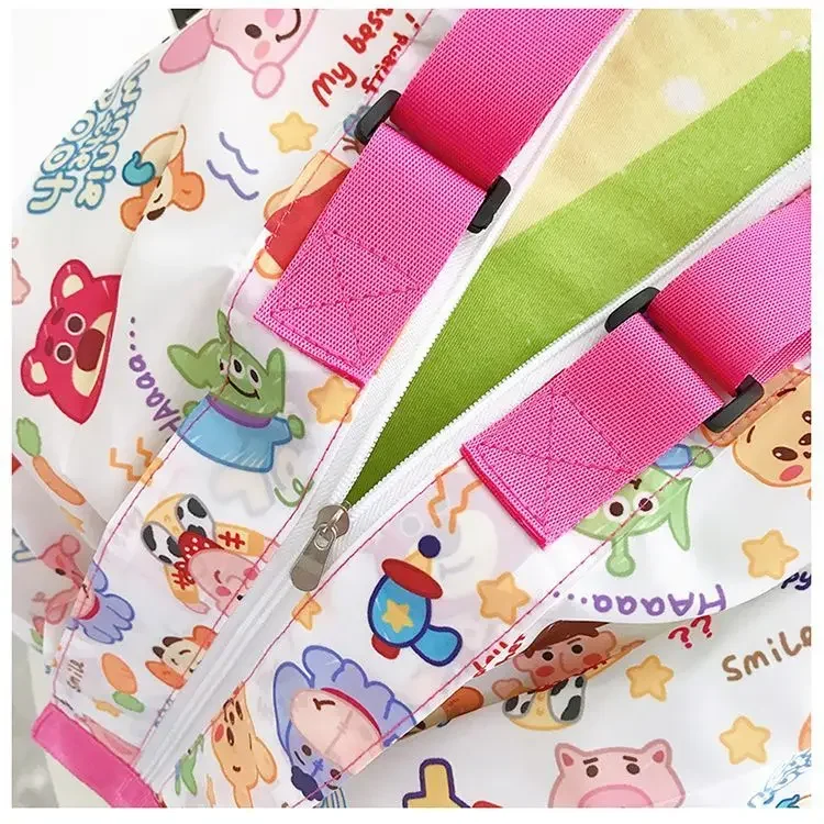 Disney Winnie Bear New Cartoon Travel Bag Fashion Large Capacity Short Distance Travel Bag Portable Environmental Storage Bag