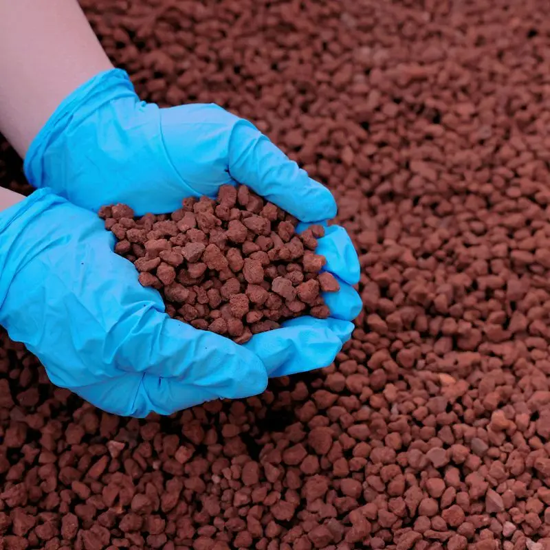 1kg Volcanic rock Aquarium Substrate nutrient soil particles for landscaping filter material in fish tank