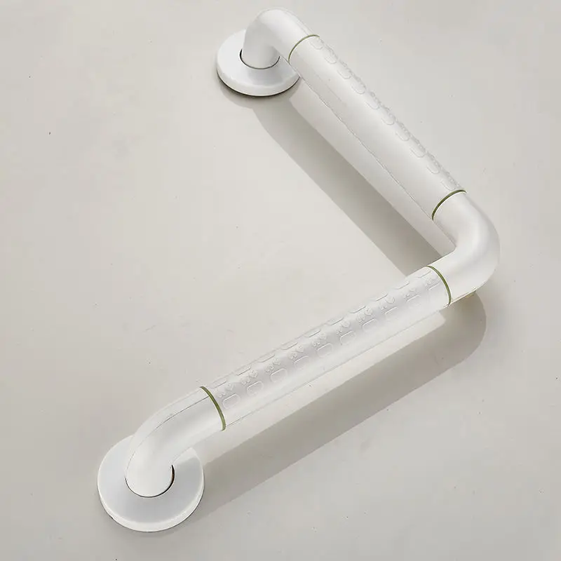 أمان مضاد للانزلاق على شكل حرف L، درابزين أمان للمرحاض لكبار السن #4