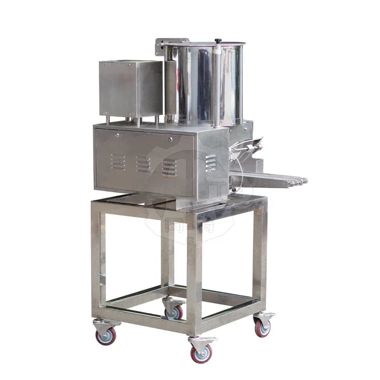 Stainless steel automatic burger patty forming machine, fish cake press, pumpkin cake potato cake