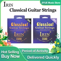 Cuerdas de guitarra clásica IRIN, cuerdas envolventes chapadas en plata de nailon, actuaciones de práctica profesional, accesorios de guitarra clásica