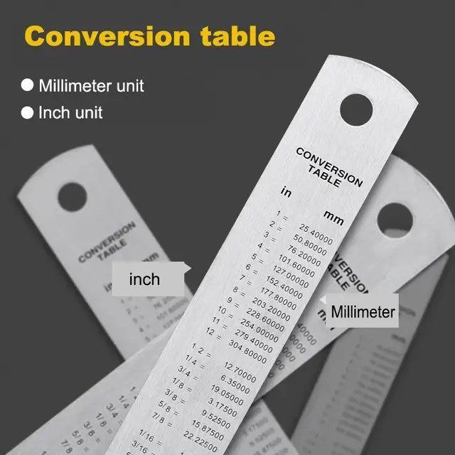 Deli Stainless Steel Ruler 15/20/30cm Metal Straight Ruler for Home School Precision Measuring Drawing Tool Supplies 1/2/5pcs 3