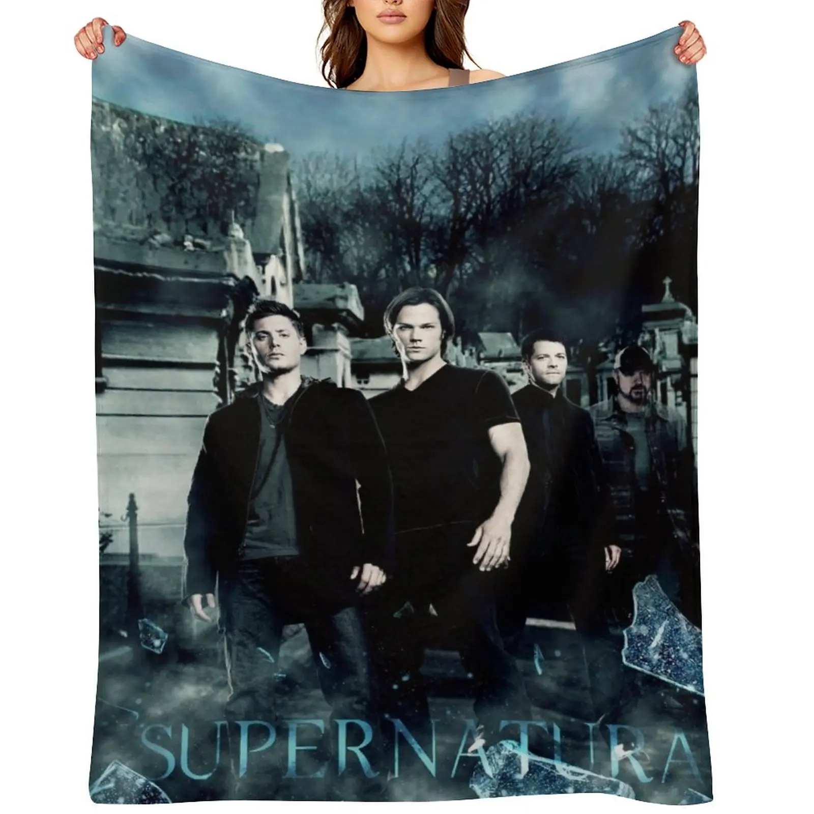 

Supernatural Throw Blanket heavy to sleep For Decorative Sofa Hairy Heavy Blankets