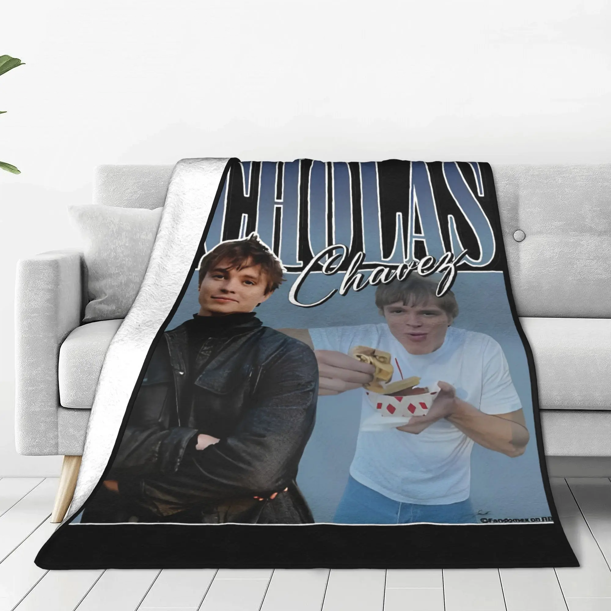 

Nicholas Chavez Retro Fleece Throw Blankets Blanket for Bedding Office Soft Plush Thin Quilt
