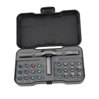 24 In 1 Ratchet Screwdriver Kit With Multi-purpose Handle And S2 Alloy Steel Drill Bit 58-tooth CW And CCW Ratchet Structure
