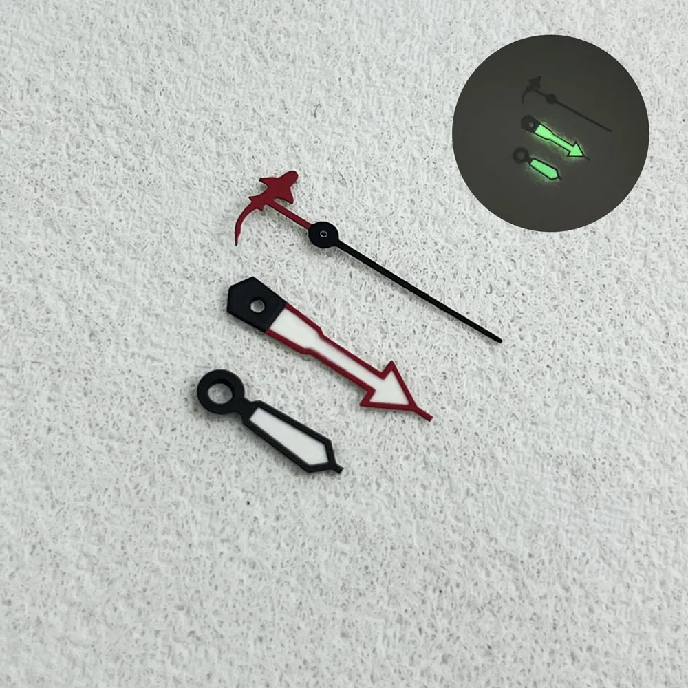 NH35 lancette delfino lancette luminose a sirena NH35 adatte per accessori per orologi con movimento meccanico automatico giapponese NH35/NH36/NH38/NH70