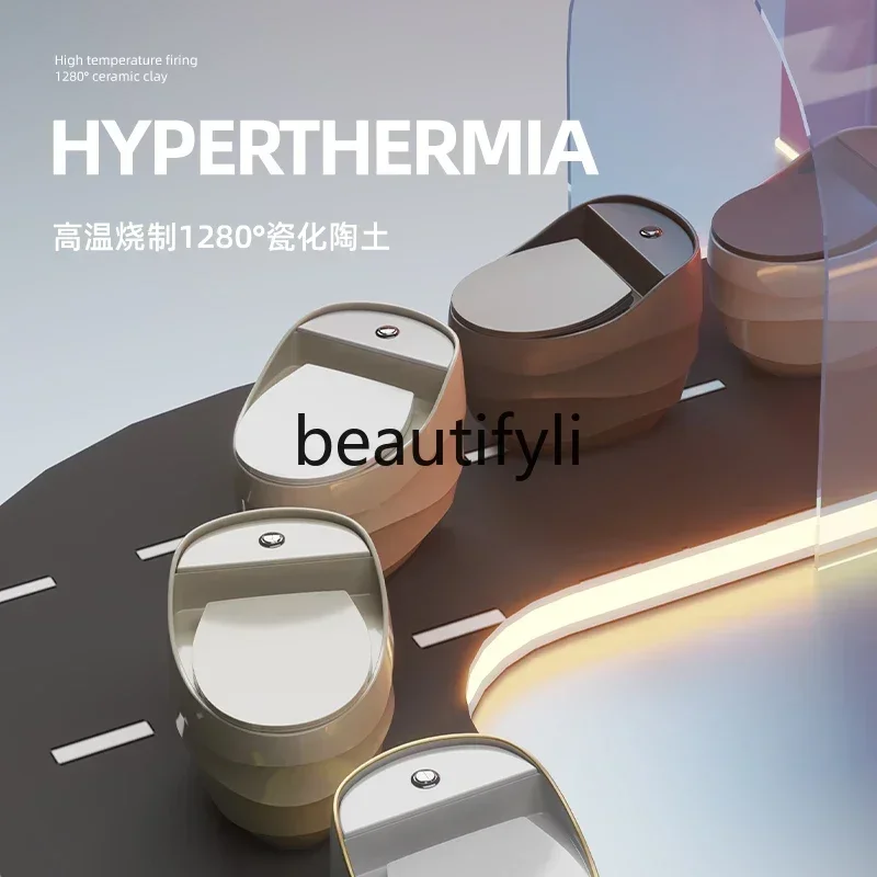 Hot sales Household ordinary toilet creative egg-shaped colored toilet small apartment large suction large pipe siphon
