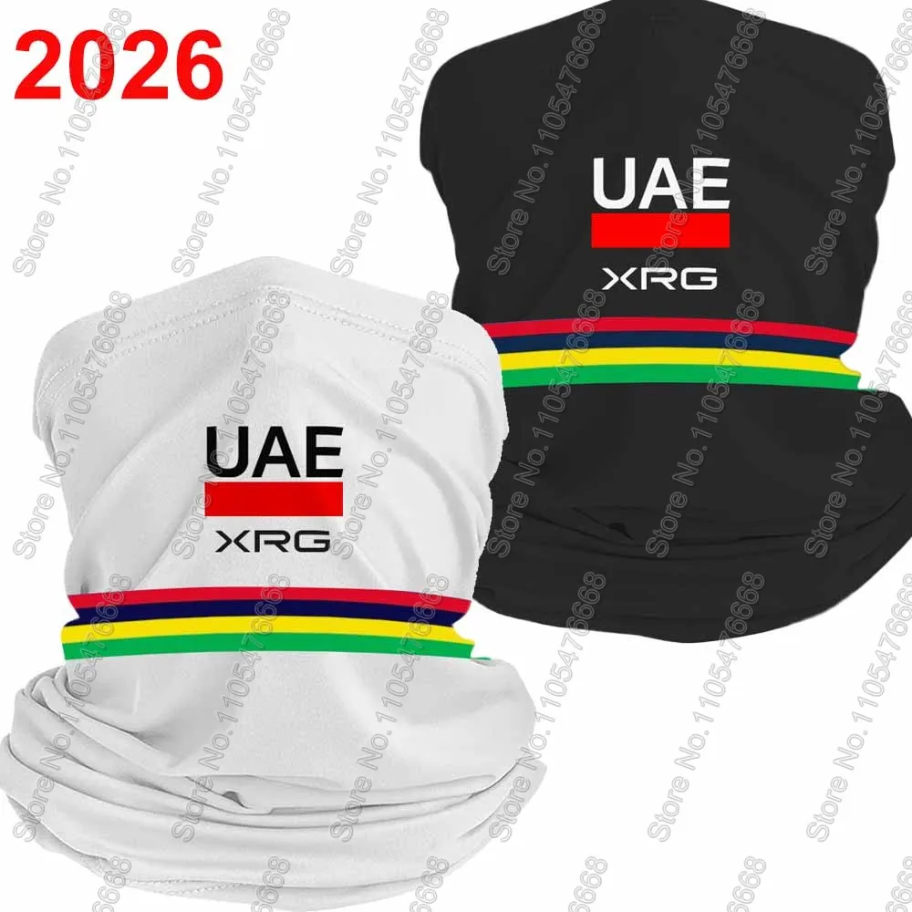 uaeチーム2026ヘッドウェアサイクリングネックウォーマーuvカットライドマジックスカーフ釣りハイキングヘッドバンド