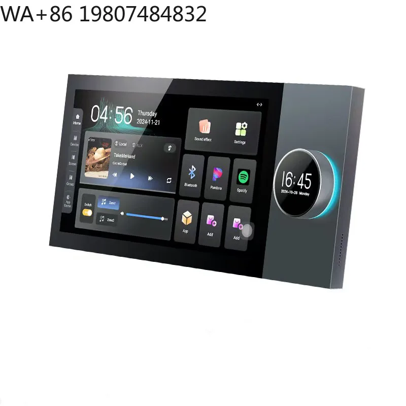 7 Inch Android11 8-Way Speaker Smart Home Central IPS Panel WiFi Zigbee Whole House Scene Automation Screen