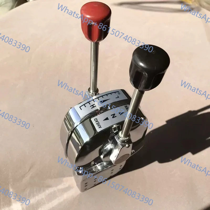Dual Handle Marine Throttle Gear Shift Control With Flexible Cable