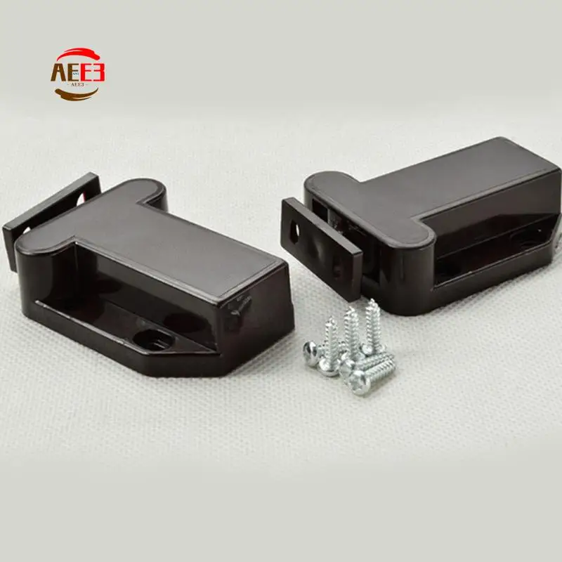 

AEE3-6-Pack Немагнитная защелка для открытия ящика, замок для шкафа, пресс-защелка, шкаф для спальни