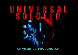 Universal Soldier   16  bit MD Game Card For Sega Mega Drive For Genesis Drop Shipping