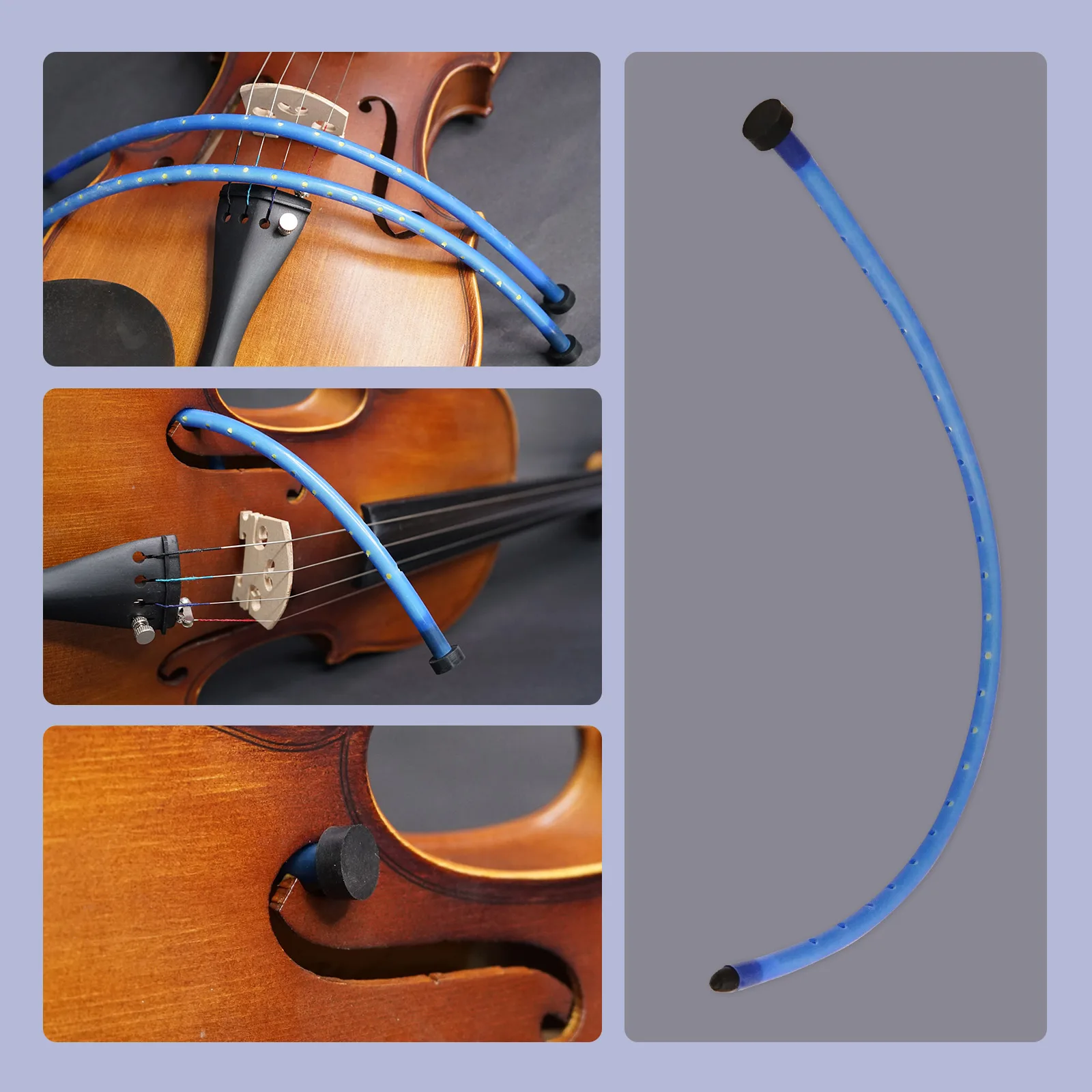 Violin Sound Hole Humidifier, F-Hole Humidifier, Soft and Non-Damaging to the Instrument, Prevents Cracking, Panel Moisturizer