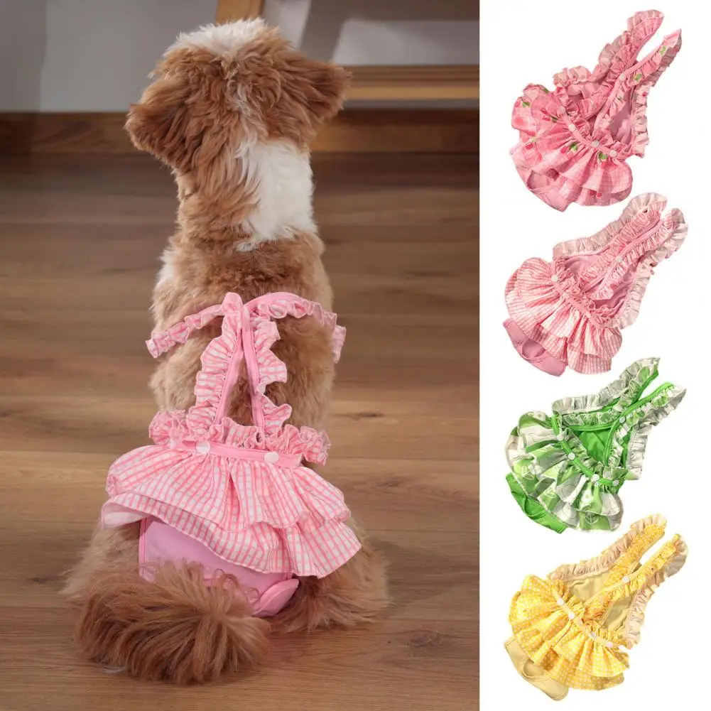 Comfortable Female Dog Diaper Pet Menstrual Pant Female Dog Shorts Diaper Puppy Physiological Pants Underwear for Small Medium