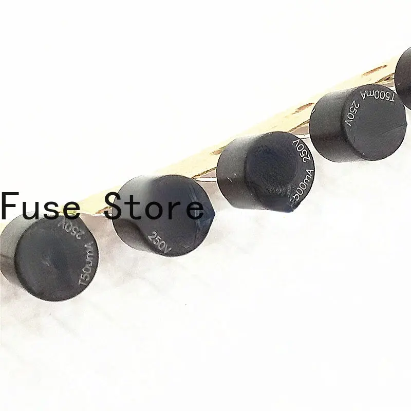 10PCS Circular Fuse Tube T500mA 250V Liquid Crystal Usually Melts Slowly With 0.5A Delay