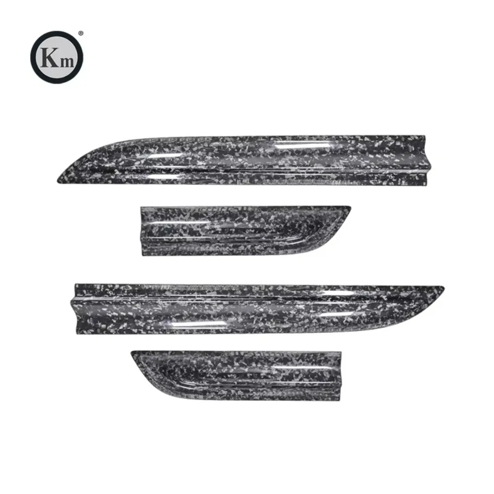 

KM for Macan 2014-up Year 95B Upgrade GTS 95B.3 Dry Carbon Fiber Door Panel Side Skirts Door Trim Forged Carbon Fiber