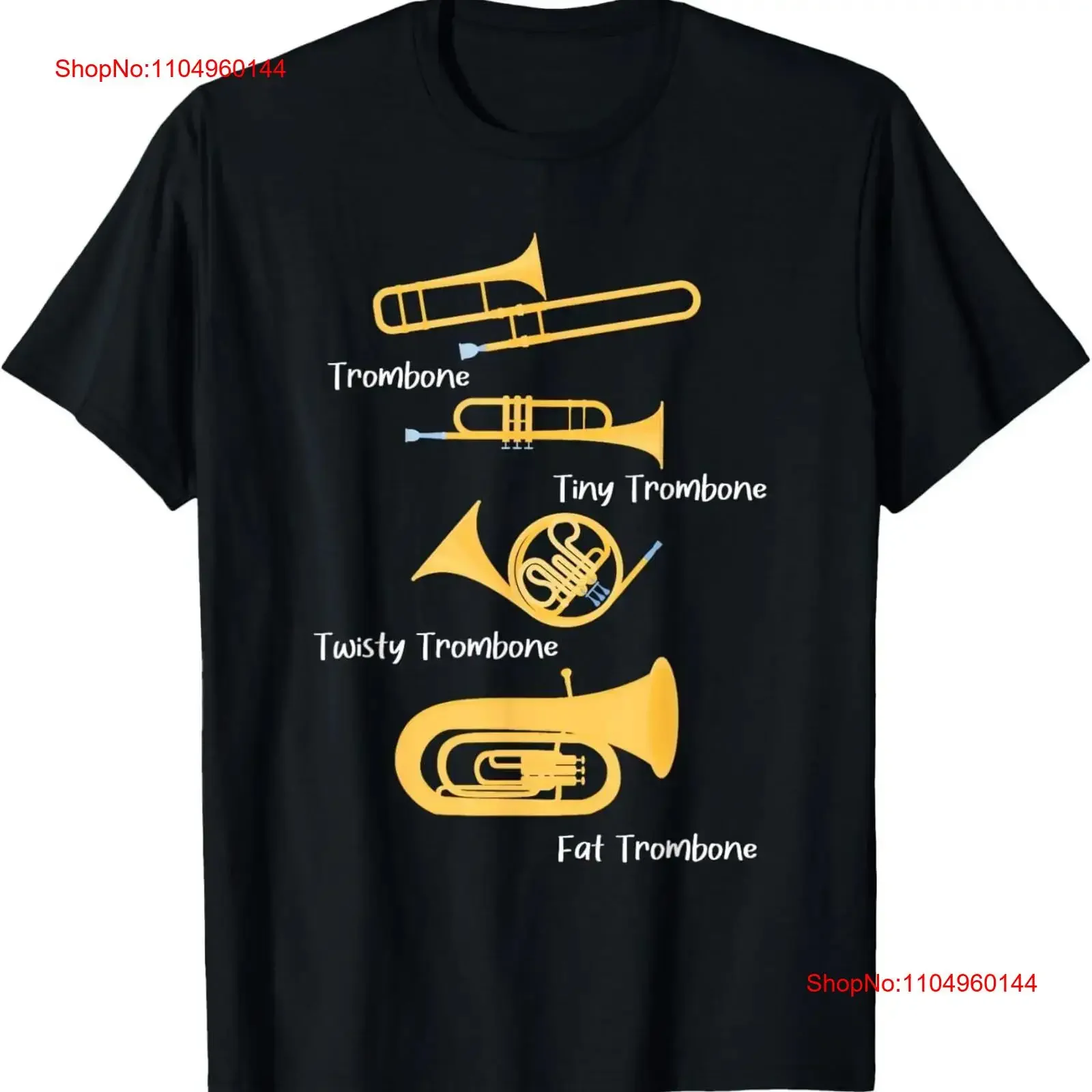 Tipos de Trombones Trombonist Jazz reproductor de música camiseta vintage lavada moda Top para uso diario versátil elegante Casual