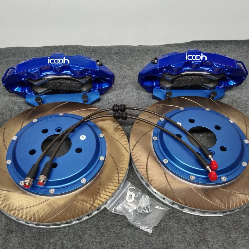 

ICOOH Customized 6 Piston Brake Caliper Kits with Aluminum Alloy Disc Rotors for Subaru Impreza