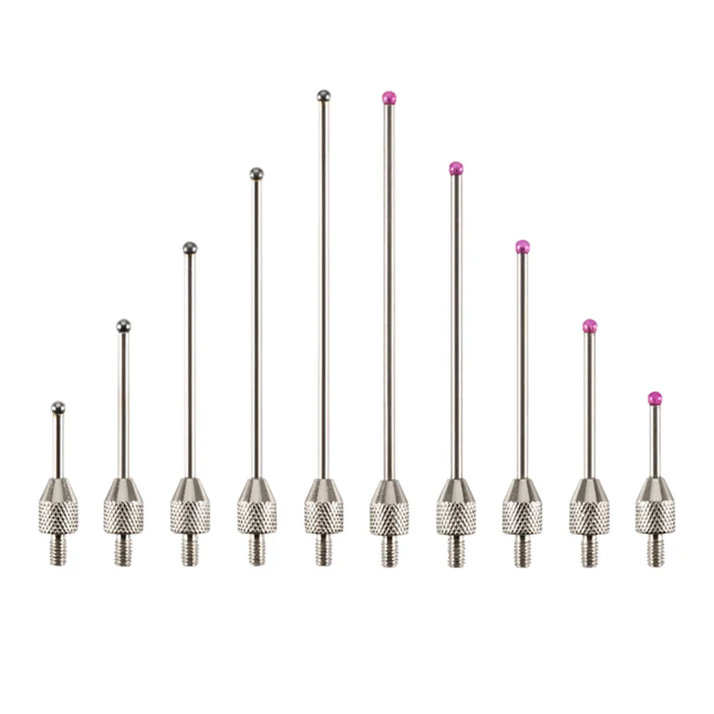 Cnc 3d Borda Finder com Sonda Sub-rod Dial Indicador Ruby Agulha de Aço de Tungstênio Medidor Estendido