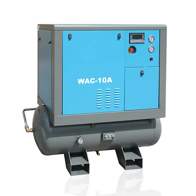 AIROW Economical Rotary Screw Combined air Compressor Machine WAC-10A with High Quality