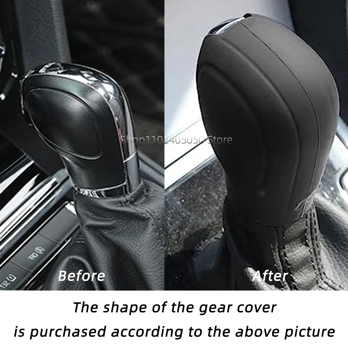 Car Gear Shift Knob Cover Silicone for VW Magotan CC Sagitar Golf Bora Jetta Passat Polo Scirocco Sharan Auto Shifter Protector